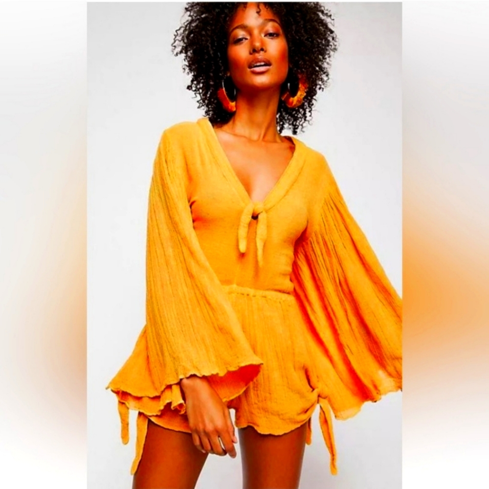 Vintage Jen's Pirate Booty Orange Jumpsuit